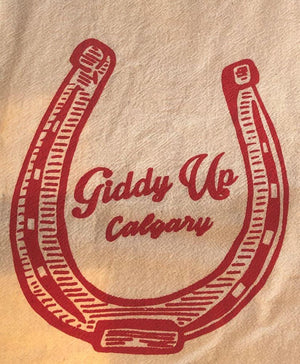 Giddy Up Calgary - Tea Towel