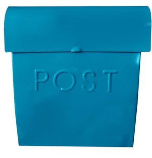 Turquoise Post Mailbox
