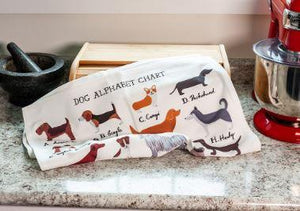 Dog Alphabet - Tea Towel