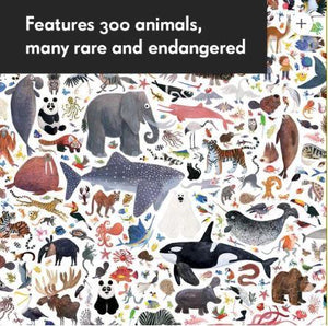 Hello Animals Of The World 500 Piece Puzzle