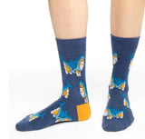 Corgi in Shark Costume Women's Socks