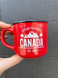 Red Canada Espresso Mug