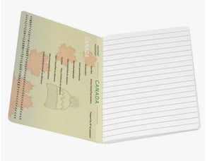 Canadian Passport Notebook