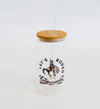 Let's Rodeo Glass Tumbler