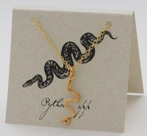 Golden Snake Necklace