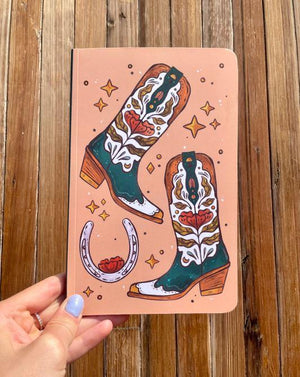 Fancy Cowgirl Boots Journal