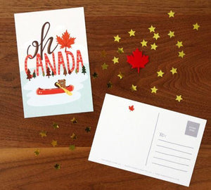 Oh Canada Postcard