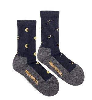 Women's Merino Wool Moon & Stars Socks