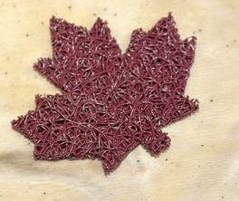 Maple Leaf Soap Lift Soap Saver - Raspberry