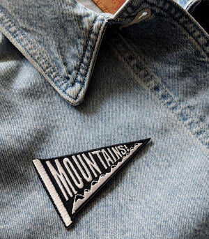 Mountains Pennant Patch
