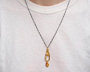 Sun & Energy Gold Hand Necklace