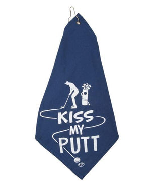 Kiss My Putt Golf Towel