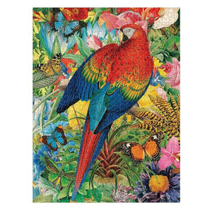 Tropical Garden Parrot 1000 Piece Puzzle