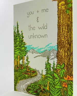You + Me and the Wild unknown Card
