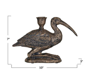 Heron Tapered Candle Holder
