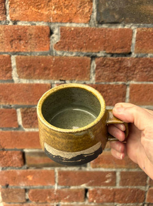 Short Handmade Mountain Mug