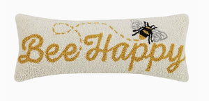 Bee Happy Hook Pillow