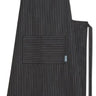 Black Pinstripe Apron