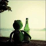 Kermit & Beer Card