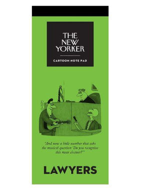 Lawyers Cartoon Notepad