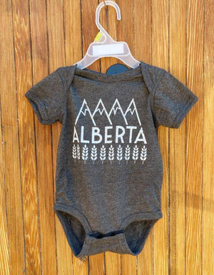 Alberta Baby Onesie - Grey