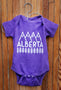 Alberta Baby Onesie - Purple