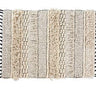 Knot & Weave Bath Mat Black and Cream
