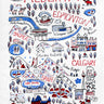 Alberta Cityscape Dish Towel