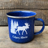 Calgary, Alberta Moose Enamel Mug