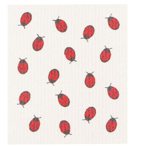 Ladybugs Swedish Dish Cloths