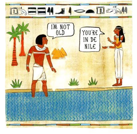 In De Nile Birthday Card