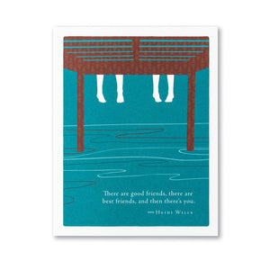 There Are Good Friends - Card