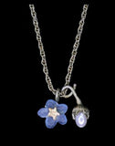 Forget Me Not Petite Flower Necklace