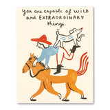 Wild & Extraordinary Birthday Card