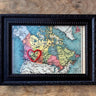 Embroidered Heart: Alberta - Wall Decor