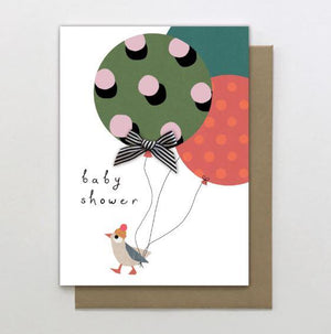 Baby Shower Bird - Card