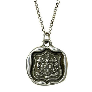 Wolf Crest Wax Seal Necklace