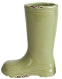 Mini Rainboot Vase - Medium Green