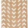 Chevron Beige Bath Mat