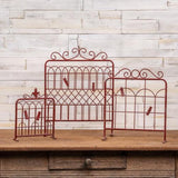 Red Tabletop Gate Decor