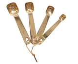 Squared Gold Measuring Spoons