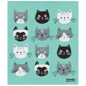 Cats Swedish Dish Towel