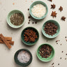 Leaf Pinch Bowls - Set of 6