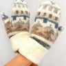 Icelandic Ivory Wool Mittens