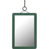 Green Wooden Mirror