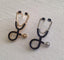 Stethoscope Pin in Gold