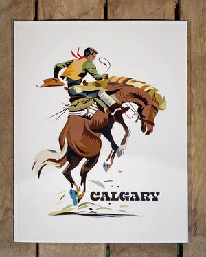 Calgary Cowboy Print