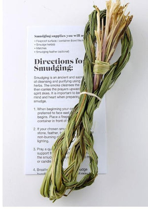 Braided Traditional Sweetgrass