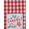 Oh Canada! Red Embroidered Tea Towel
