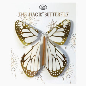 Magic Butterfly - White and Gold